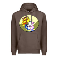 Coffee bloaty pizza hog Premium Hoodie - linhVisuals
