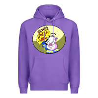Purple bloaty pizza hog Premium Hoodie - linhVisuals