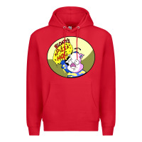 Red bloaty pizza hog Premium Hoodie - linhVisuals