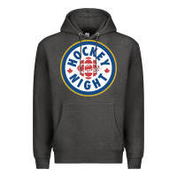 Charcoal Heather hockey night in canada 1 Premium Hoodie - linhVisuals