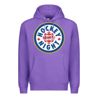 Purple hockey night in canada 1 Premium Hoodie - linhVisuals