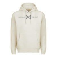 Oatmeal Heather monarch eyes only Premium Hoodie - linhVisuals