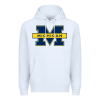 White michigan Premium Hoodie - linhVisuals