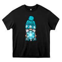 Black winter gnome with snowflake Heavy Core Tee - BundleAndBundleShop