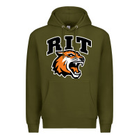 Army Green tiger Premium Hoodie - linhVisuals