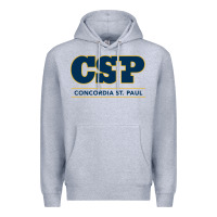 Heather Grey CSP, concordia university st paul, apparel Premium Hoodie - linhVisuals