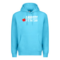 Ocean Blue gravity, it's not just a good idea Premium Hoodie - linhVisuals