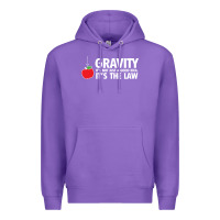 Purple gravity, it's not just a good idea Premium Hoodie - linhVisuals