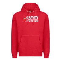 Red gravity, it's not just a good idea Premium Hoodie - linhVisuals