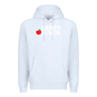 White gravity, it's not just a good idea Premium Hoodie - linhVisuals