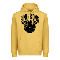 Antique Gold black bing bong Premium Hoodie - linhVisuals