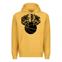 Mustard black bing bong Premium Hoodie - linhVisuals