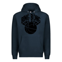 Navy black bing bong Premium Hoodie - linhVisuals