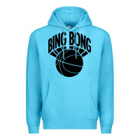 Ocean Blue black bing bong Premium Hoodie - linhVisuals