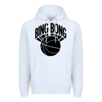 White black bing bong Premium Hoodie - linhVisuals