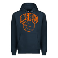 Navy Bing Bong New York Premium Hoodie - linhVisuals