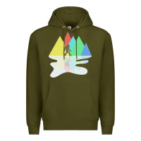 Army Green bigfoot t  shirt bigfoot   bigfoot 8 Premium Hoodie - linhVisuals