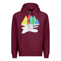 Burgundy bigfoot t  shirt bigfoot   bigfoot 8 Premium Hoodie - linhVisuals