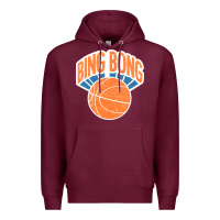 Burgundy Bing Bong Vintage Premium Hoodie - linhVisuals