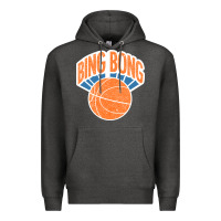 Charcoal Heather Bing Bong Vintage Premium Hoodie - linhVisuals