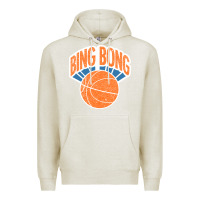 Oatmeal Heather Bing Bong Vintage Premium Hoodie - linhVisuals