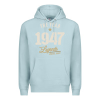 Blue Mist The Year 1947 - 75th Birthday Vintage Classic Premium Hoodie - linhVisuals