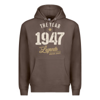 Coffee The Year 1947 - 75th Birthday Vintage Classic Premium Hoodie - linhVisuals