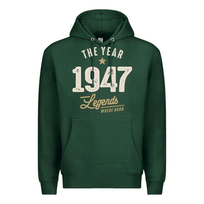 The Year 1947 - 75th Birthday Vintage Classic Premium Hoodie by linhVisuals | Teevron