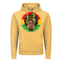 Vintage Mustard black women Vintage Hoodie - BarkalooDesign