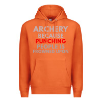 Carrot archery because punching people is frowned upon Premium Hoodie - linhVisuals