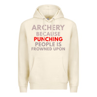 Tofu archery because punching people is frowned upon Premium Hoodie - linhVisuals