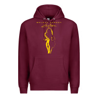 Burgundy melody gardot clässic Premium Hoodie - linhVisuals