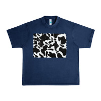 Navy distressed black glitter cowhide pattern Urban Heavy Tee - RanaPortraitStore