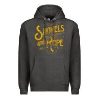 Charcoal Heather shovels & rope müsic Premium Hoodie - linhVisuals