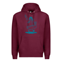 Burgundy weird al yankovic stand up comedy Premium Hoodie - linhVisuals