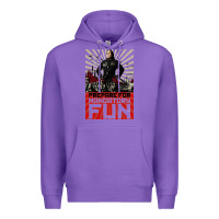 Purple weird al yankovic stand up comedy Premium Hoodie - linhVisuals