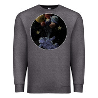 Charcoal Heather Space Travel Premium Sweatshirt - Bettercallsaul