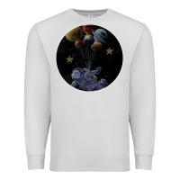 Dove Grey Space Travel Premium Sweatshirt - Bettercallsaul