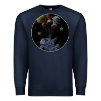 Navy Space Travel Premium Sweatshirt - Bettercallsaul