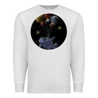 Oatmeal Heather Space Travel Premium Sweatshirt - Bettercallsaul