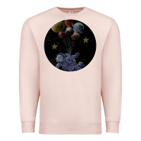 Pale Pink Space Travel Premium Sweatshirt - Bettercallsaul