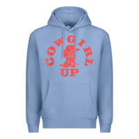 Colony Blue cowgirl up leopad hat boot rodeo western country southern t shirt Premium Hoodie - linhVisuals