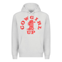 Dove Grey cowgirl up leopad hat boot rodeo western country southern t shirt Premium Hoodie - linhVisuals