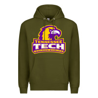 Army Green tennessee tech golden Premium Hoodie - linhVisuals