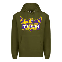Army Green tennessee tech golden Premium Hoodie - linhVisuals