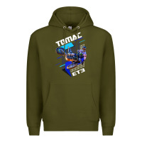 Army Green eli et3 tomac pullover hoodie Premium Hoodie - linhVisuals