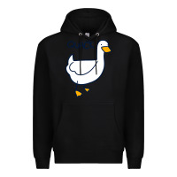 Black quack duck Premium Hoodie - linhVisuals