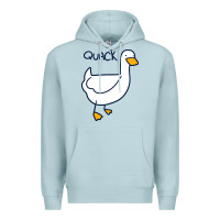 Blue Mist quack duck Premium Hoodie - linhVisuals