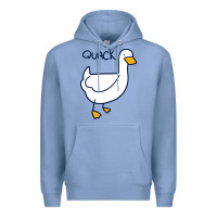 Colony Blue quack duck Premium Hoodie - linhVisuals