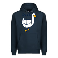 Navy quack duck Premium Hoodie - linhVisuals